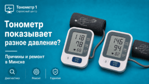 почему тонометр показывает разное давление — диагностика датчика в мастерской на ул. Красной 14